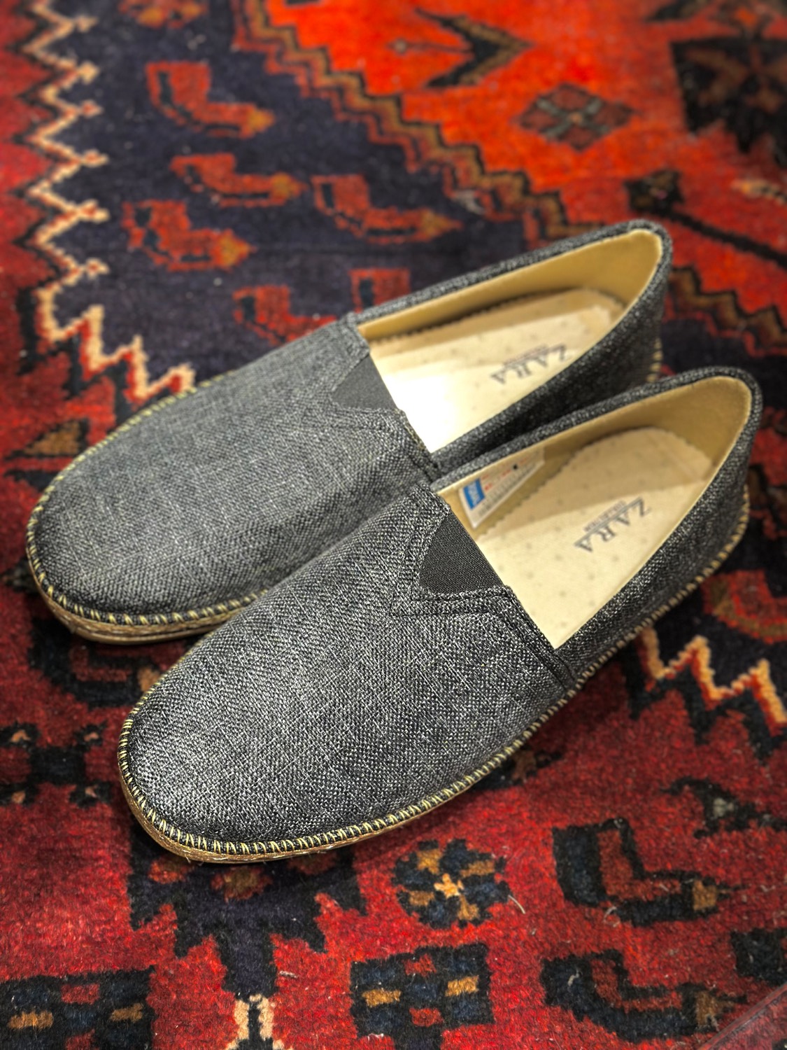 گیوه مردانه خاکستری